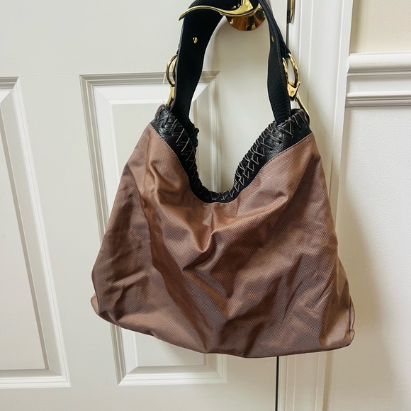 Elegant Brown Hobo Bag Paris75